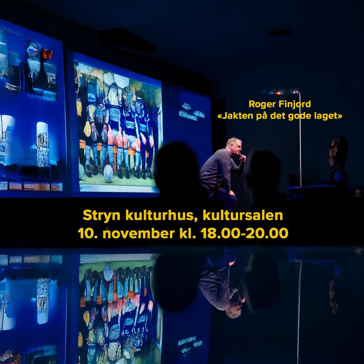 bilde av Roger på scena - Klikk for stort bilete